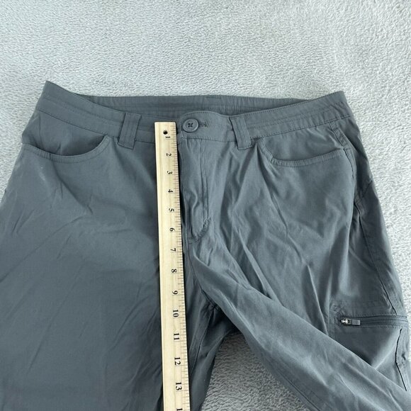 Eddie Bauer Womens Capri Pants Size 10 Gray Nylon & Elastane 4967 - Picture 5 of 10